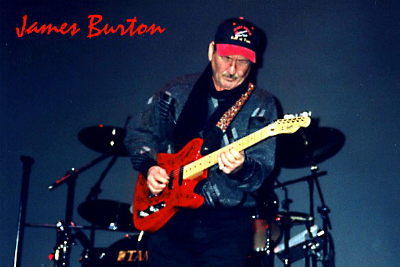 Legendary guitarist, James Burton